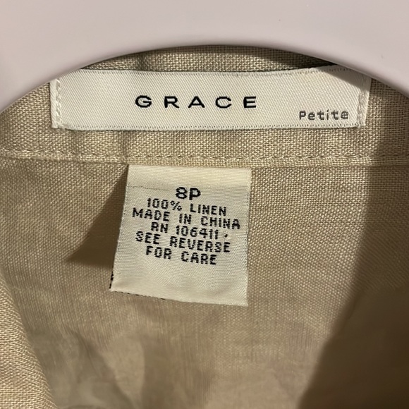 3/$20 Grace Blazer with tie - Picture 3 of 4